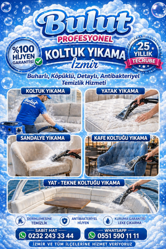 İzmir koltuk yıkama