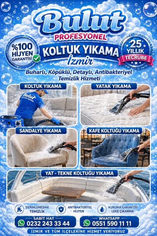 İzmir koltuk yıkama