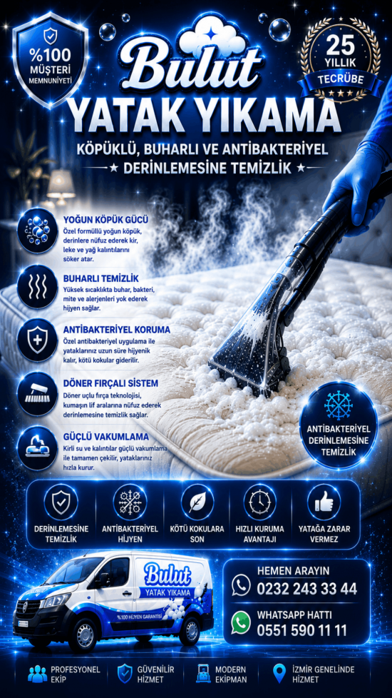İzmir yatak yıkama