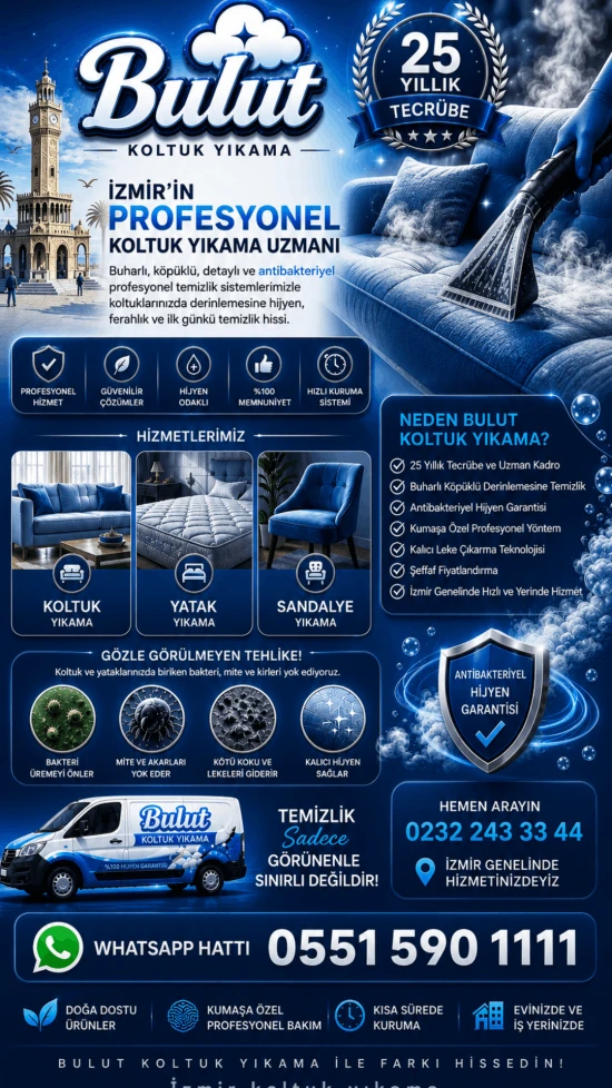 İzmir koltuk yıkama